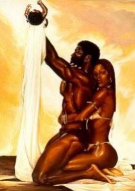 encore une photo sensuelle mais elle repr�sente bien l'amour , l'affection, la tendresse surtout avec le petit b�b� qu'il tient dans ses mains !!!