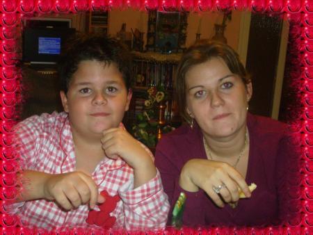 alors �a c'est mon ptit frere et ma soeur amandine